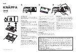 Предварительный просмотр 24 страницы IKEA KNAPPA Manual