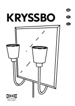 Preview for 1 page of IKEA KRYSSBO Installation Instructions Manual