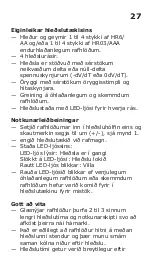 Предварительный просмотр 27 страницы IKEA KVARTS Manual