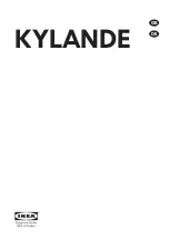 IKEA KYLANDE Manual preview