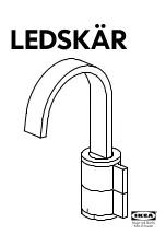 Предварительный просмотр 1 страницы IKEA LEDSKAR Installation Instructions Manual