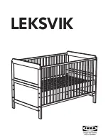 IKEA LEKSVIK Assembly Instructions Manual preview