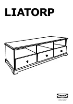 IKEA LIATORP 403.615.18 Manual предпросмотр