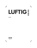 Preview for 1 page of IKEA LUFTIG HW400 Manual