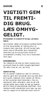 Preview for 8 page of IKEA MASTHOLMEN 003.392.04 Manual