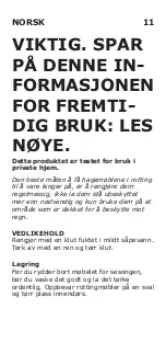 Preview for 11 page of IKEA MASTHOLMEN 003.392.04 Manual