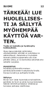 Preview for 12 page of IKEA MASTHOLMEN 003.392.04 Manual