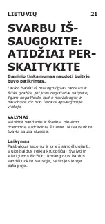 Preview for 21 page of IKEA MASTHOLMEN 003.392.04 Manual