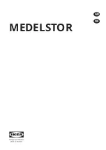 IKEA MEDELSTOR Manual preview