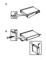 Предварительный просмотр 7 страницы IKEA MICKE Assembly Instructions Manual