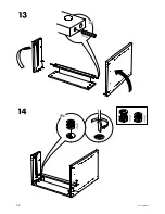 Предварительный просмотр 12 страницы IKEA MICKE Assembly Instructions Manual