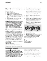 Предварительный просмотр 11 страницы IKEA MOJLIG 402.371.52 Instruction Manual