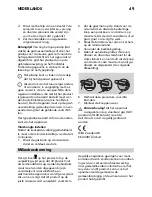 Предварительный просмотр 49 страницы IKEA MOJLIG 402.371.52 Instruction Manual