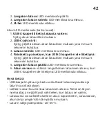 Предварительный просмотр 42 страницы IKEA NORDMARKE Manual