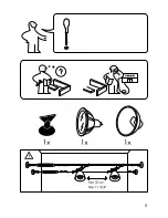 Предварительный просмотр 5 страницы IKEA NORRSKEN/DYGN Instruction Manual