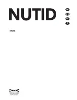 Предварительный просмотр 1 страницы IKEA NUTID MWC 6 Manual