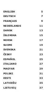 Preview for 3 page of IKEA NYSTEKT 804.476.76 Manual