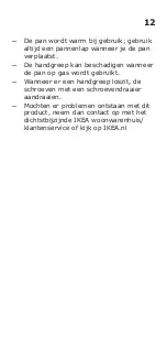 Preview for 12 page of IKEA NYSTEKT 804.476.76 Manual