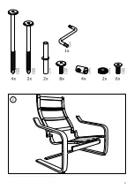 Предварительный просмотр 3 страницы IKEA Poang Manual