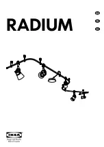 Preview for 1 page of IKEA RADIUM Manual