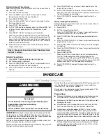 Предварительный просмотр 13 страницы IKEA Range Use And Care Manual