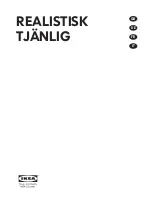 Preview for 1 page of IKEA REALISTISK TJANLIG Manual