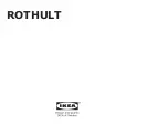 IKEA ROTHULT Manual preview