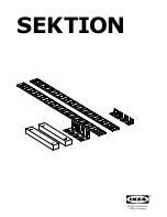 Предварительный просмотр 1 страницы IKEA sektion Assembly Manual