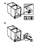 Предварительный просмотр 15 страницы IKEA sektion Assembly Manual