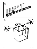 Предварительный просмотр 18 страницы IKEA sektion Assembly Manual