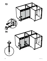 Предварительный просмотр 26 страницы IKEA sektion Assembly Manual