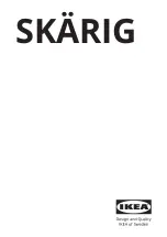 IKEA SKARIG Quick Start Manual preview