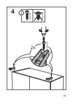 Предварительный просмотр 47 страницы IKEA SKYDRAG L1903 Installation Instructions Manual