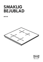 IKEA SMAKLIG BEJUBLAD Assembly Instructions Manual preview