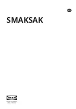 IKEA SMAKSAK 004.210.91 Manual preview