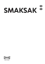 IKEA SMAKSAK 504.118.53 Manual preview