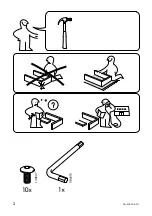 Предварительный просмотр 2 страницы IKEA SNILLE Manual