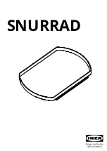 Preview for 1 page of IKEA SNURRAD Manual