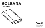 Preview for 1 page of IKEA SOLBANA Manual