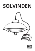 IKEA SOLVINDEN 104.845.73 Manual preview