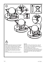 Preview for 14 page of IKEA SOLVINDEN 104.845.73 Manual