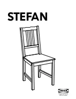 IKEA STEFAN Assembly Instructions Manual предпросмотр