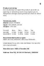 Предварительный просмотр 9 страницы IKEA STENKOL Manual