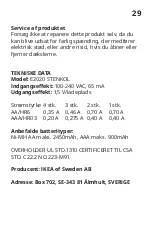 Предварительный просмотр 29 страницы IKEA STENKOL Manual