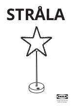 Preview for 1 page of IKEA STRALA J1825-1 Manual