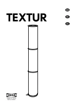 IKEA TEXTUR Assembly Instructions Manual preview