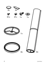 Preview for 4 page of IKEA TEXTUR Assembly Instructions Manual