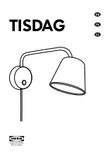 IKEA TISDAG Installation Instructions Manual preview