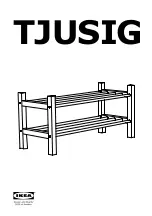 Preview for 1 page of IKEA TJUSIG Assembly Instructions Manual