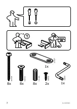 Preview for 2 page of IKEA TJUSIG Assembly Instructions Manual